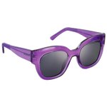 Moken Vision Sunglasses Monroe Cristal Purple Grey Cat.3 Polarized Overview