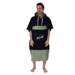 All-In V-Poncho Flash Black Kaki 