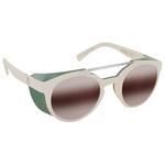 Moken Vision Sonnenbrille Hawkins White Green Grey Silver Retro Inuit Präsentation