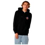 Rip Curl Sweatshirt Wettie Passage Icon Zip Thrungh Black Präsentation