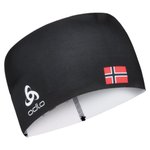 Odlo Cinta Nórdica Competition Fan Warm Headband Black Norway Presentación