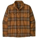 Patagonia Hemd Fjord Flannel Shirt Catch Deer Brown Präsentation