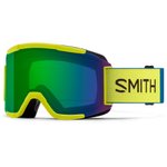 Smith Masque de Ski Squad Neon Yellow Chromapop Everyday Green Mirror + Yellow Présentation