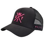 Watts Casquettes 1R-Tribe Cap Black Cross Fluo Pink Présentation
