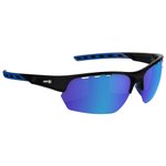 AZR Sunglasses Izoard Noire Mate Bleue Multicouche Bleu Overview