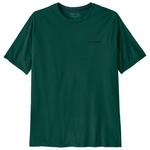 Patagonia Maglietta da trekking P-6 Logo Responsibili-Tee Cascade Green Presentazione
