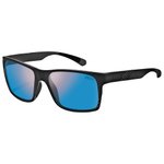 Zeal Sunglasses Brewer Gloss Black Ellume Polarized Horizon Blue Overview