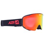 AZR Skibrille Meteor Otg Noire Mate Full Rouge Multicouche + Jaune Präsentation