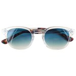 Moken Vision Sunglasses Otis Crystal Tortoise Blue Gradient Lens Overview