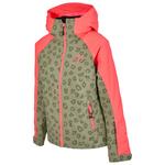 Watts Skijacke X-Ices Olive Fluo Pink Präsentation