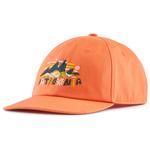 Patagonia Berretto Kid's Funhoggers Hat Fitz Roy Superbloom Rock Melon Presentazione