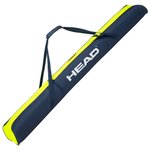 Head Housse Ski Double Skibag 195 Navy Blue Yellow Présentation