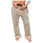 All-In Pantalon Jogging Plaid Leopard Présentation