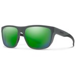 Smith Gafas Barra Matte Cement Chromapop Polarized Green Mirror Presentación