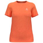 Odlo Tee-shirt de trail Essential Seamless T-Shirt Crew Neck SS Wmn Living Coral Melange Présentation