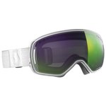 Scott Masque de Ski Lcg White Enhancer Green Chrome Présentation