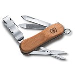 Victorinox Coltelli Nail Clip Evowood 580 Noyer Presentazione