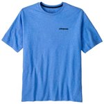 Patagonia Wander-T-Shirt P-6 Logo Responsibili-Tee Abundant Blue Präsentation