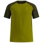 Odlo Tee-shirt de trail X Alp Trail Short Sleeve Guacamole Deep Depths Présentation