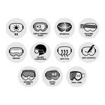 Cairn Máscaras Magnetik Mat Black Blue Spx 3000ium + Spx 1000 Yellow Keypoints