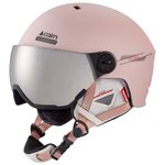 Cairn Skihelm mit Visier Eclipse Rescue Mat Powder Pink Präsentation