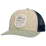 Salty Crew Cap Baited Retro Trucker Oil Green Blue Overview