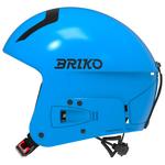 Briko Helmet Vulcano Fis 6.8 Junior Shiny Neon Blue Black Overview