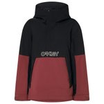 Oakley Giubbotto tecnico W Tnp Tbt Insulated Anorak Blackout Grenache Presentazione