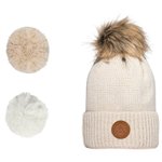 Cabaia Bonnet Irish Coffee Beanie Cream Lurex Présentation