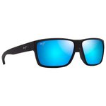 Maui Jim Zonnebrillen Uila Noir Mat Bleu Hawaï Minéral Superthin Voorstelling