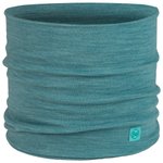 Buff Halswärmer Merino Heavyweight Neckwear Solid Pool Präsentation