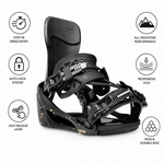 Nidecker Attacchi Snowboard Supermatic Lt Stardust Keypoints