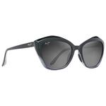 Maui Jim Sonnenbrille Lotus Noir Brillant Gris Neutre Minéral SuperThin Präsentation