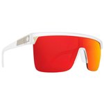 Spy Sunglasses Flynn 5050 Matte Crystal - Hd Plus Gray Green With Red Spect Overview