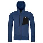 Ortovox Pile Fleece Grid Hoody M Blue Nunatak Presentazione