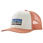 Patagonia Gorra Kid's Trucker Hat P-6 Logo Birch White Presentación