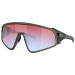 Oakley Gafas Latch Panel Matte Grey Smoke Prizm Snow Sapphire Presentación