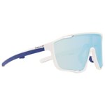 Red Bull Spect Sonnenbrille Kraft Matt White Blue Smoke Blue Mirror Präsentation