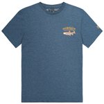 Picture Tee-Shirt Dad & Son Panther Dark Blue Melange Overview