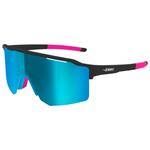Cebe Sonnenbrille Outflow 2 Lite Matt Translucent Blue Black Pink Grey Blue Revo Präsentation