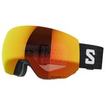 Salomon Masque de Ski Radium Pro Black Multilayer Mid Red Présentation