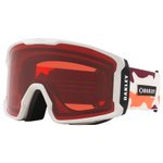 Oakley Masque de Ski Line Miner Neon Orange Camo Prizm Rose Présentation