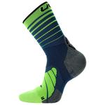 Uyn Chaussettes Runner's Five Man Blue Yellow Profil