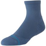 Stance Socks Perf Run Quarter Light Cushion Sock Sea Blue Overview