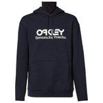 Oakley Sweatshirt Rider Long 2.0 Hoodie Black White Präsentation