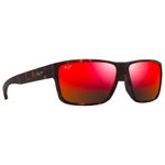 Maui Jim Occhiali da sole Uila Havane Foncé Mat Orange Hawaii Lava Minéral Superthin Presentazione