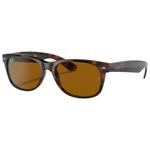 Ray Ban Sonnenbrille RB2132 New Wayfarer Classic Polished Light Havana Brown B-15 Präsentation