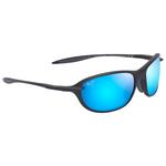 Maui Jim Sonnenbrille Hookipa Ultra R Xs Matte Black Blue Hawaii MauiUltra Präsentation