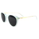 Binocle Eyewear Sonnenbrille California Metal Menthe Or Brillant Grey Polarized Präsentation