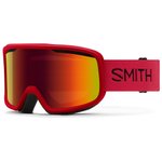 Smith Skibrille Frontier Crimson 2324 / Red Solx Mirror Präsentation